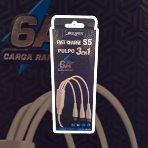 CABLES DE CARGA - PULPO 3 EN 1